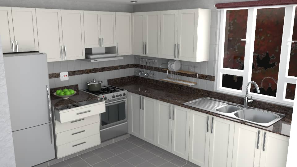 Elegant Kitchen Cabinet