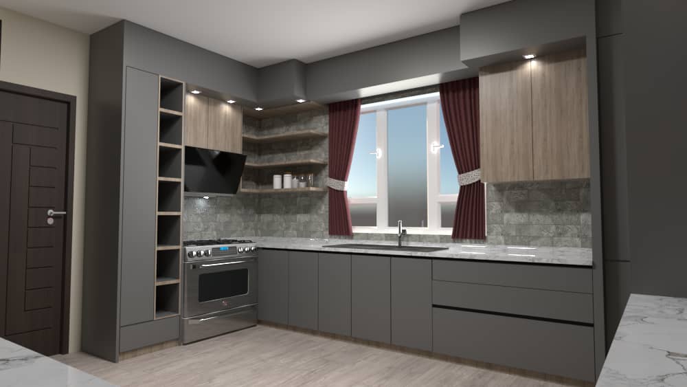 Elegant Kitchen Cabinet